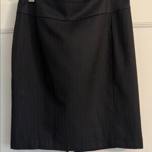 Elegant Navy Pin Stripe Pencil Women's Skirt